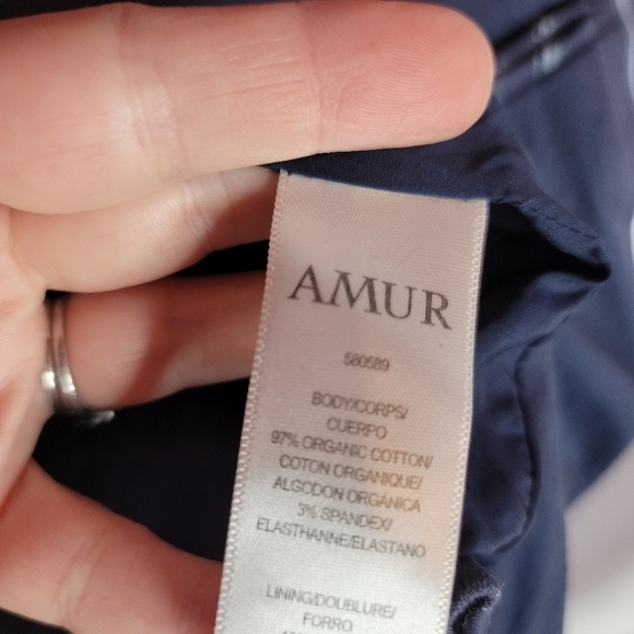 AMUR Navy Lauren Blazer - Picture 9 of 10